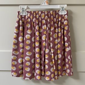 US 10 Stella McCartney Flower Patterns Skirt